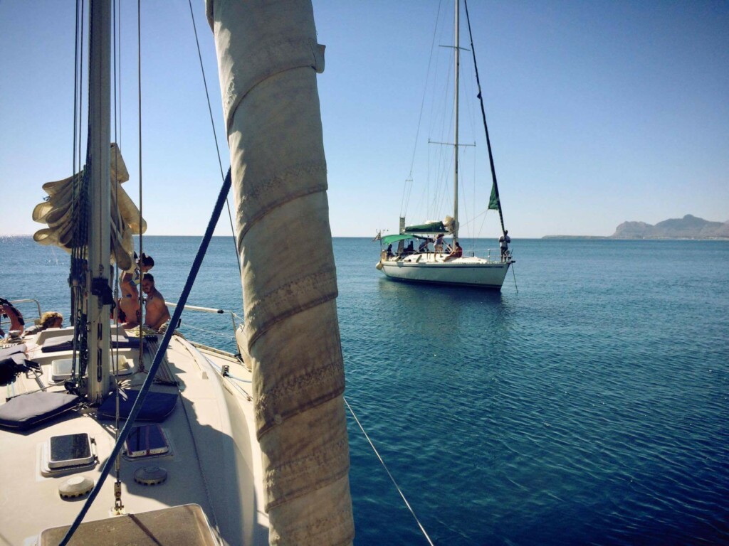 stay guests at sunset sailing activity in kalithea bay rhodes island