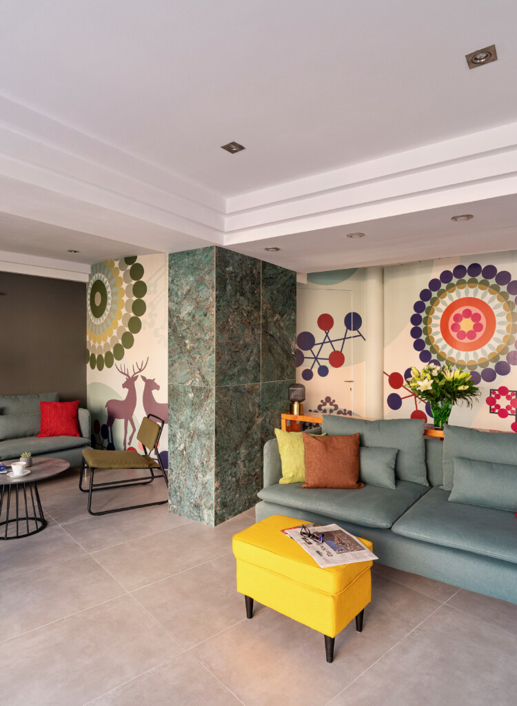 stay hostel lobby, ideal space for socializing in rhodes